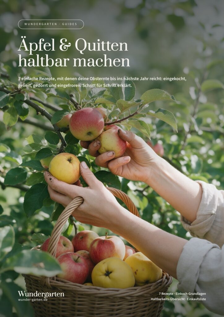 Cover des Guides Äpfel & Quitten haltbar machen